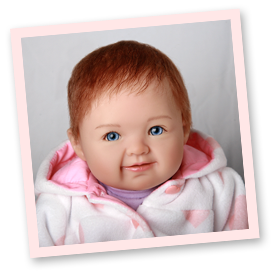 Ashton-Drake Galleries baby doll hair styling tip: let the doll's hair dry