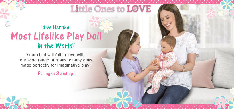 Play Dolls from The Ashton-Drake Galleries for girls ages 3 and up.