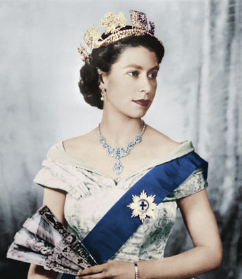 Queen Elizabeth II Portrait Doll