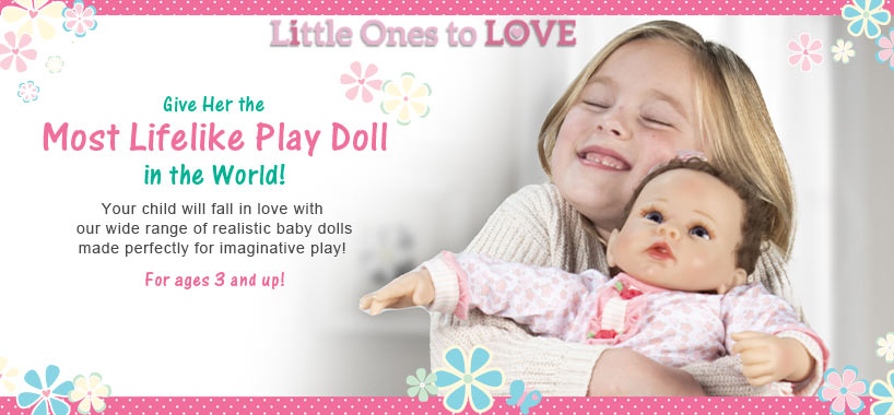 Play Dolls from The Ashton-Drake Galleries for girls ages 3 and up.