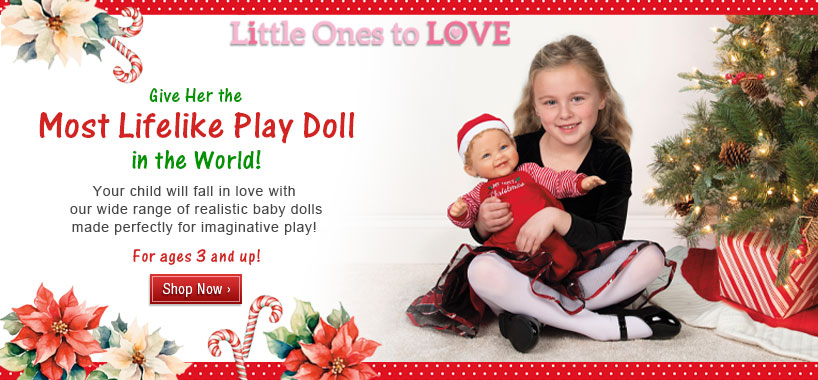 Play Dolls from The Ashton-Drake Galleries for girls ages 3 and up.