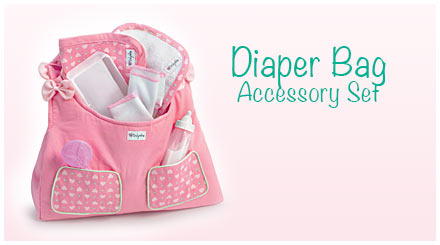 shop the diaper bag accessory set for So Truly Mine baby dolls